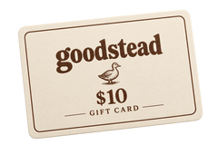 Goodstead ten dollar gift card design mockup